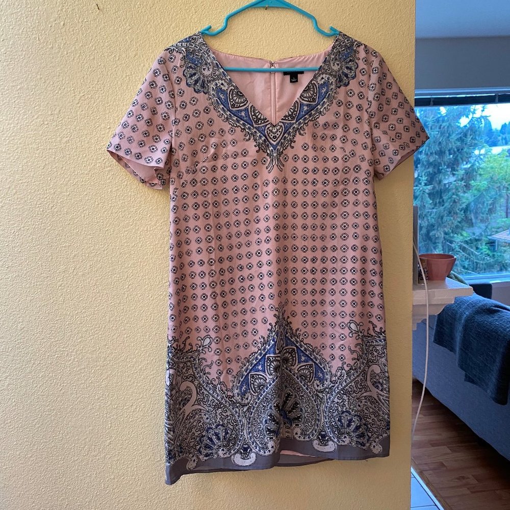 Ann Taylor pink silky dress